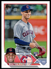 2023 Topps Update Brayan Rocchio US214 Golden Mirror Image Variation SSP Red Sox