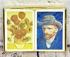 Vincent Van Gogh Playing Cards Made in Austria by Piatnik Two Decks NIB Sealed