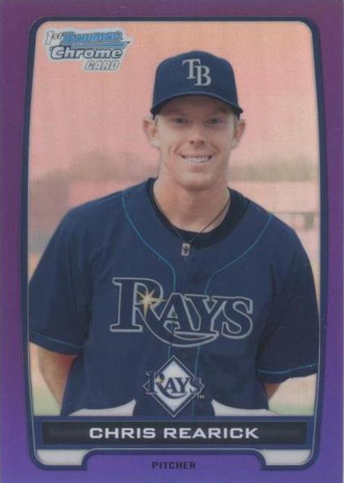 2012 Bowman - Chrome Prospects Chris Rearick #BCP57 Purple Refractor ...