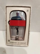 Vintage Scripto VU Lighter Golfer with Red Band New in Box