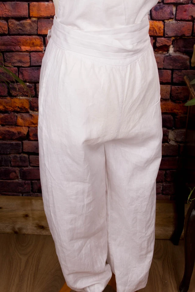 Mono Largo ISOBEL Blanco 100% Lino XS - Imagen 4 de 4