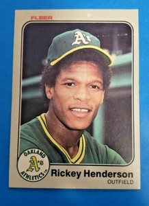 1983 Fleer  #519 Rickey Henderson NM-MT OR BETTER  Oakland