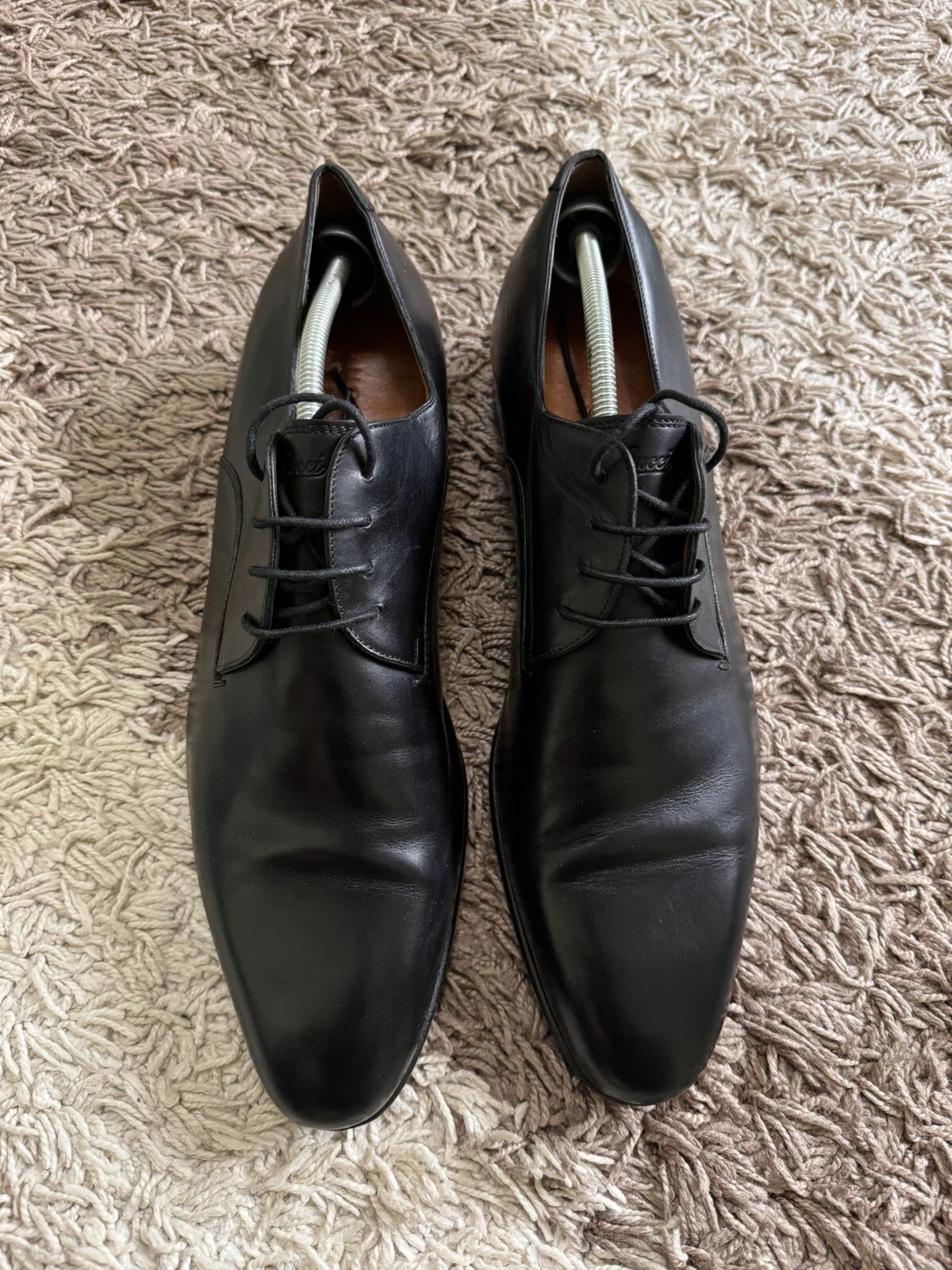 Chaussures Oxford en cuir homme Gucci originales pointure 47 E fabriquées en Italie