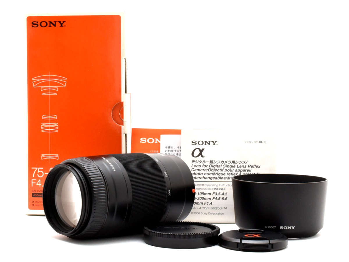 ⭐️美品⭐️SONY ソニー 75-300mm 4.5-5.6 SAL75300 Amazon.com : Sony 75-300mm f/4.5-5.6 Compact Super Telephoto