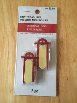 Tiny Treasures - Sleds for a dollhouse