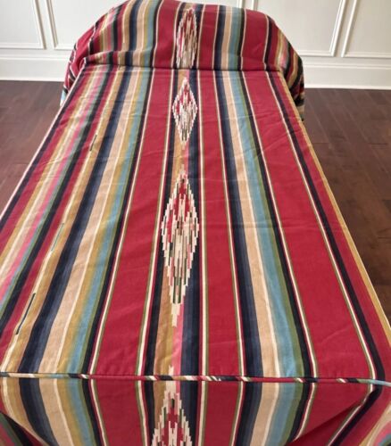 Beautiful Custom Made Aztec Tribal Southwestern Twin XL Coverlet Bedspread