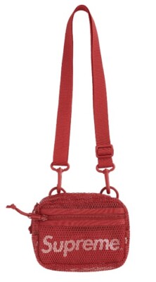 Authentic Brand New Supreme Cordura Red Mesh Side Bag Spring