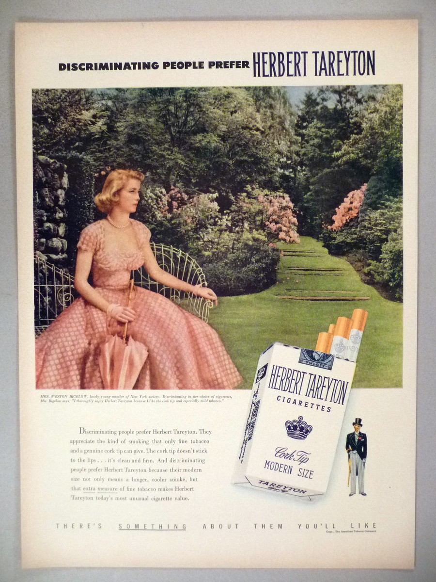Tareyton Cigarette PRINT AD
