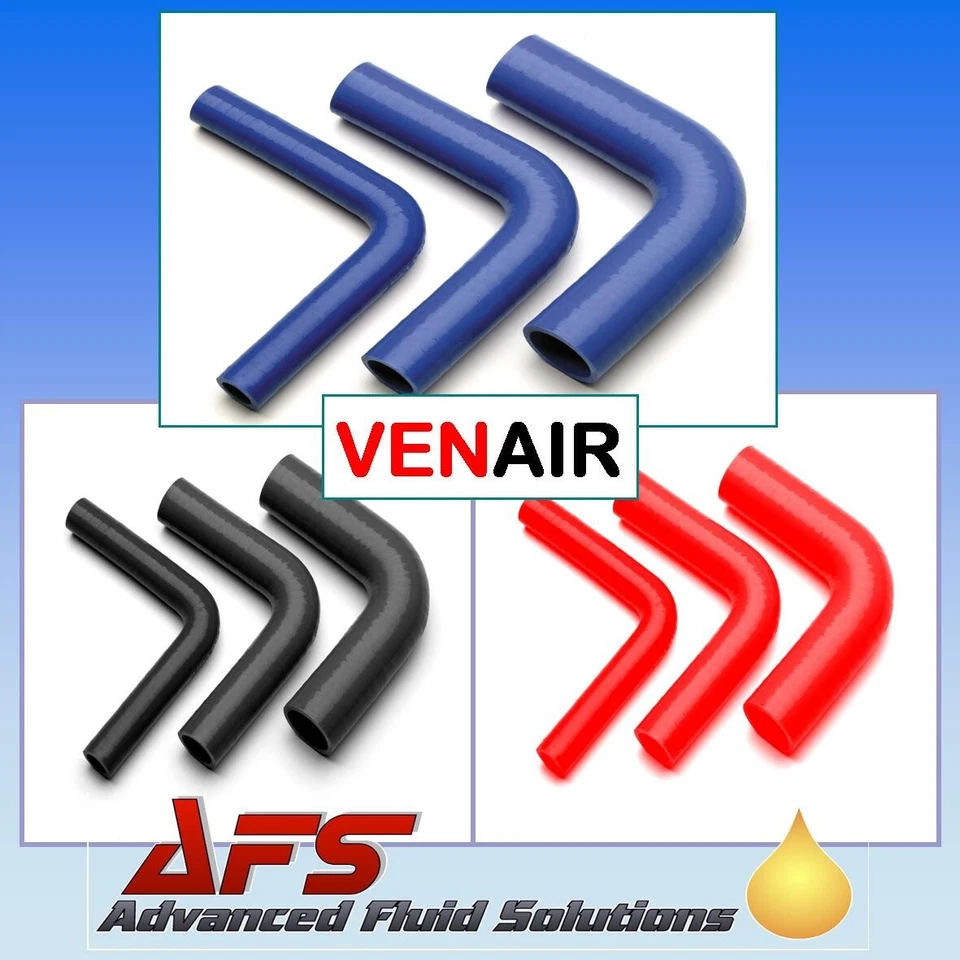 AFS HOSE Silicone 90 Degree Elbow Hose Bend Silicon Rubber Coolant Radiator Pipe Tube Car