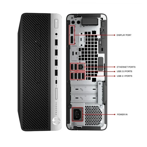 HP ProDesk 600 G5 SFF Desktop PC Computer i5 16GB RAM 1TB NVMe SSD