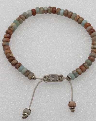 M. Cohen men's / unisex silver and multicolored stone bracelet sterling 925 - Picture 11 of 11