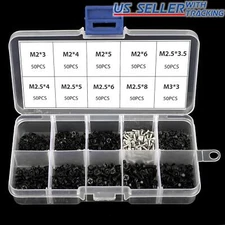 500pcs Laptop Notebook Computer PC Screw Set Universal Repair Tools for HP Dell