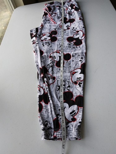 DISNEY Cartoon Pants XL 16-18 Micky & Minnie Mouse, Sleep Lounge Leisure - Picture 3 of 4