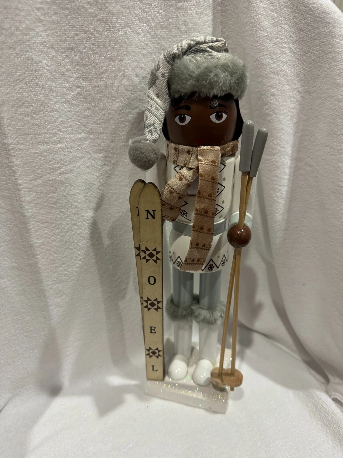 North Pole Trading Co. Nutcracker Holiday 14" AA SKI Girl