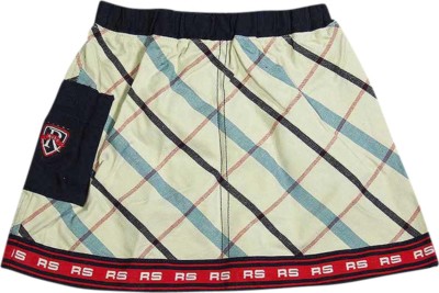 Regatta Toddler Girls Twill Plaid Elastic Waistband Skirt