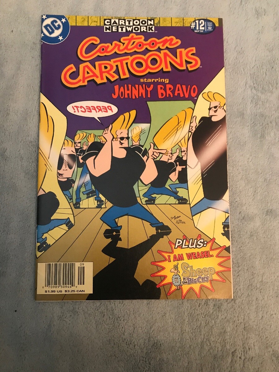 Cartoon Cartoons #12 Starring Johnny Bravo Rare Newsstand Variant