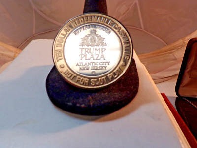 Trump Plaza .999 Fine Silver Gaming Coin Token - Atlantic City # C
