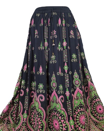 Sequin Party Skirt Summer Bohemian Maxi New Hippie Long 8 10 12 14 16 18 20 22 - Picture 65 of 85
