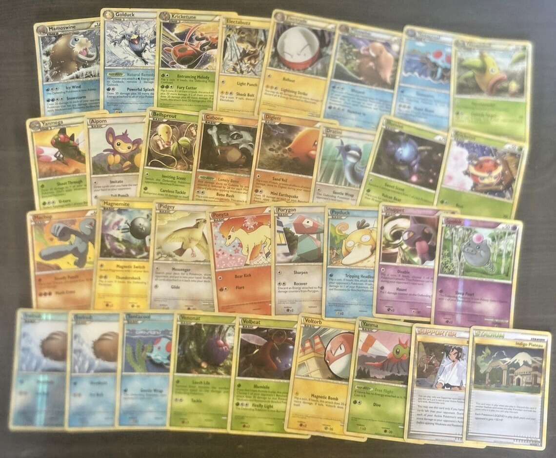 Pokémon TCG Lot Of 86 Cards HeartGold & SoulSilver Era VLP-LP *READ DESCRIPTION