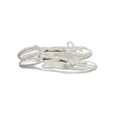 Bonpoint, Baby Sockenschuhe, Größe: 16, Silber, Mädchen #ExD
