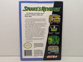 Snake's Revenge (Nintendo, NES, 1990) W/ Box + Manual Authentic Tested Working