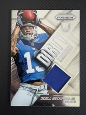 2014 Panini Prizm - Dirty Laundry Odell Beckham Jr. #DL-OB Silver Prizm (MEM,...