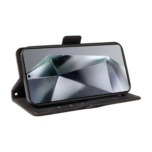 Leder Hülle für Samsung S25 S24 S23 Ultra S22 Plus S21 Handy Wallet Schutz Case - Picture 32 of 85