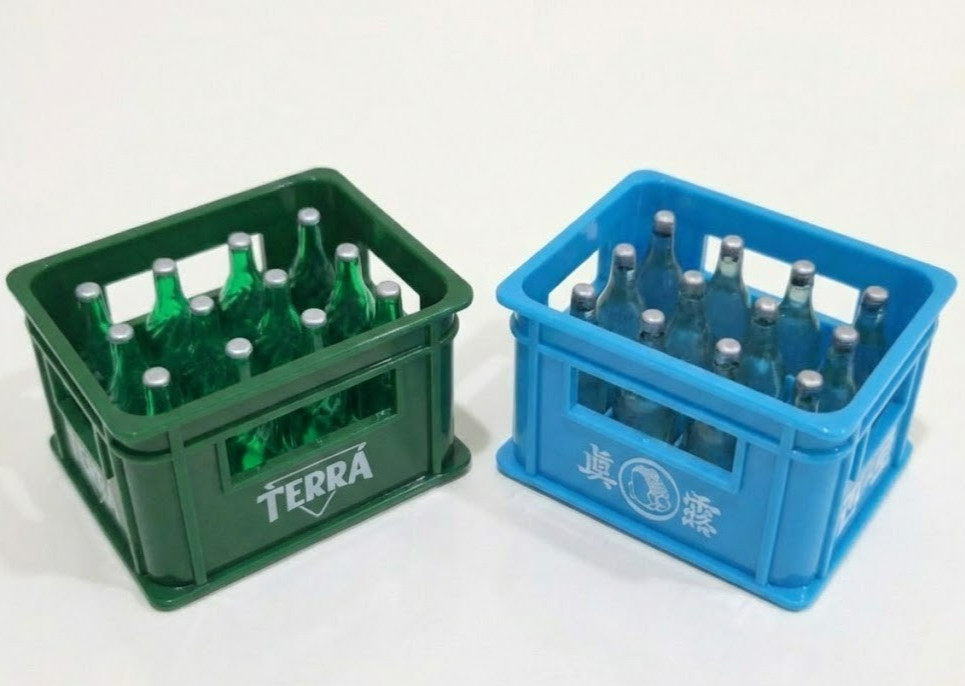 Juego de abridor de botellas de cerveza de soju coreano Jinro Terra mini caja imán herramienta Somaek