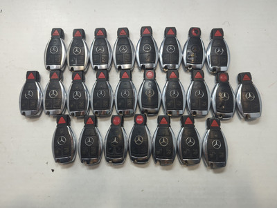 Lot of 25 Mercedes-Benz Keyless Entry Remote Fob MIXED FCC IDS MIXED RKTHX