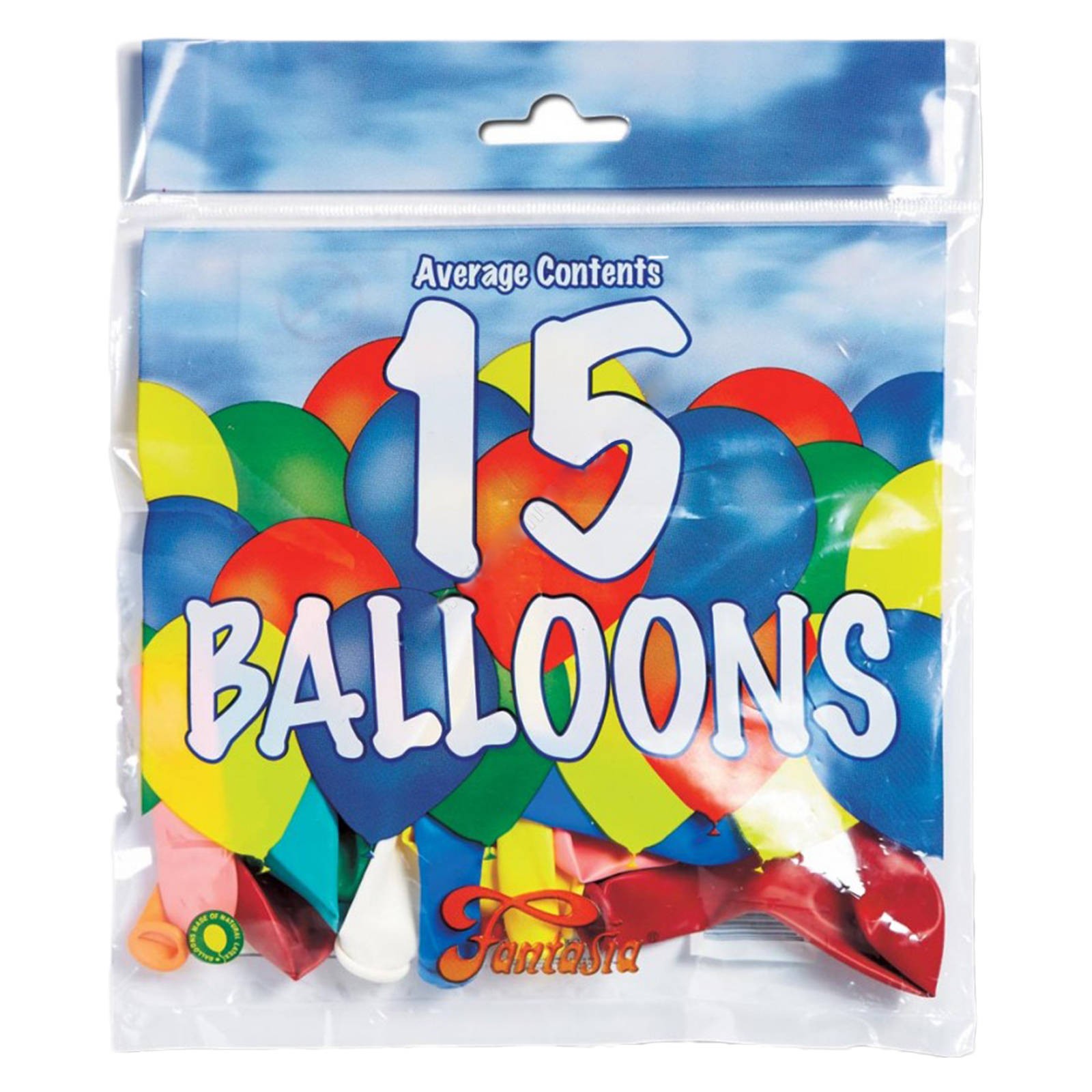 Fantastia Balloons - Pack of 15 Assorted Balloons