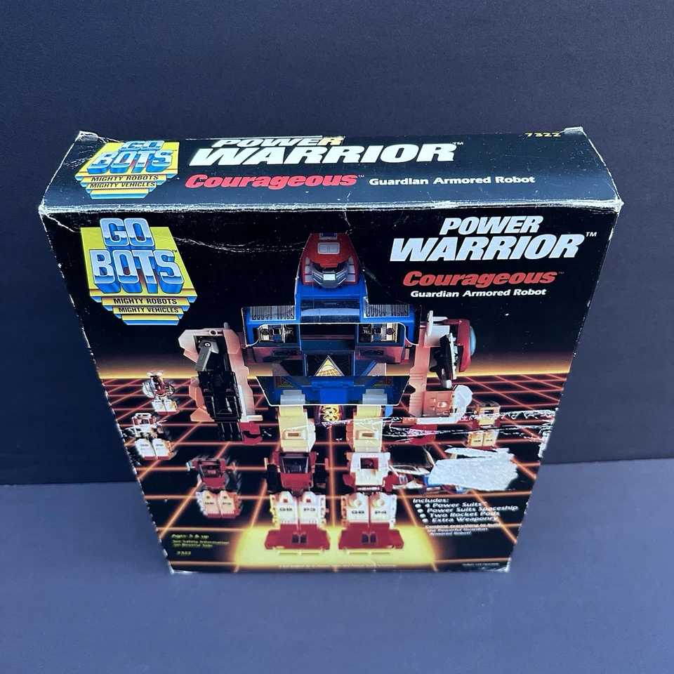 GoBots Power Warrior Courageous Guardian Armored Robot 1985 Tonka - Image 2 of 4