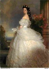 Postcard - History - Empress Elizabeth - Painting by F X Winterhalt