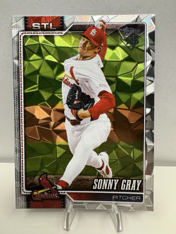 2026 Topps Series 1- Sonny Gray Silver Diamonte Foil #40 St. Louis Cardinals