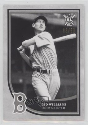 2018 Big League All-Time Greats Black and White 39/50 Ted Williams #338 HOF 09jp