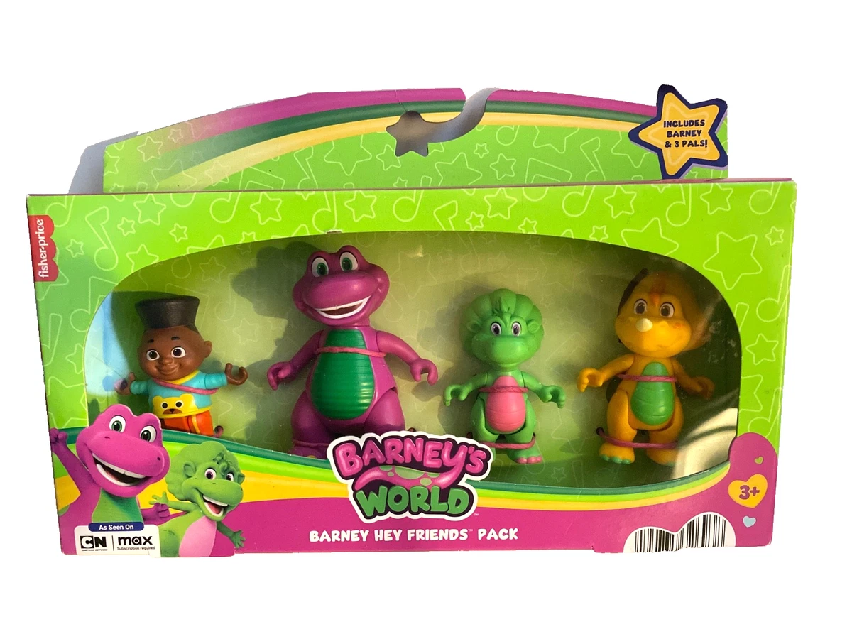 Fisher-Price Peluche Barney Alto 33 Cm Con Suoni, Danze E Luci, Per Bambini Dai 2 Anni