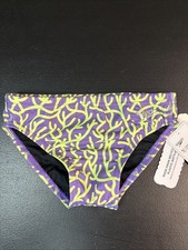 SPEEDO Boy s / Youth Swim Briefs Size 24 Age 7-8 Eco Endurance Coral Flow