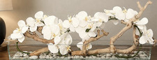 Artificial White Orchid Floral Arrangement & ...