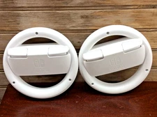 Nintendo Switch Joy-Con Wheel Controller Attachment White Set Of 2
