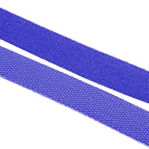 Reusable Cable Ties 8 Inch Hook and Loop Cord Wraps Blue Adjustable Strap 50pcs - Afbeelding 4 van 5