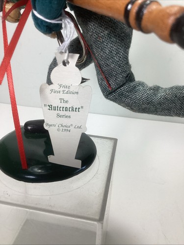 Byers Choice Ritirato 1994 1° Edizione Schiaccianoci Serie FRITZ con Etichetta - Foto 2 di 5