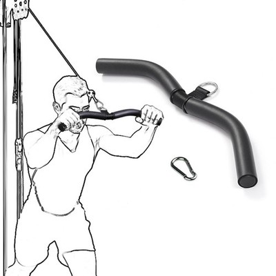 Fitness Krafttraining Stange Gym Bizeps Griff Bar Lat Pull Gerade Kabel 40CM ...