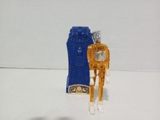 Micronauts Traveler translucent Orange Version Mego w/ Rare Egyptian Case