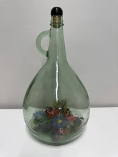 Vintage Almaden Vineyards Green Glass 1 Gallon Wine Bottle Jug with Cork