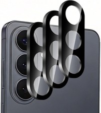 3 Pack Camera Lens Protector for Samsung Galaxy S26, 9H Tempered Glass