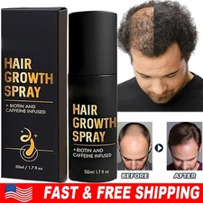 HaloGrow Hair Growth Spray 50ml Natural Hair Thickening Gentle Regrowth Mist