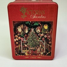Springbok 1995 Hallmark Victorian Christmas Collectible Tin w/500-Piece Puzzle