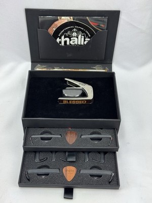 Thalia Capo Celtic Knot Engraved Wood Inlay Blessed Fret Pad Tuning Kit Custom