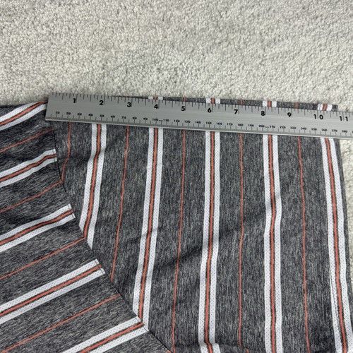 Grand Slam Big Tall Herren Golf Poloshirt 3XB ~ grau koralle weiß gestreift 3XL - Bild 8 von 14