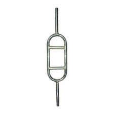 Tricep Weight Bar Hammer Curl Barbell Vintage For 1" Weights With Barbell Clips