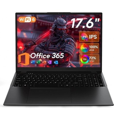 Jumper Laptop 17,6 Zoll Mit beleuchteter Tastatur 16GB RAM 640GB SSD WiFi6 BT5,2